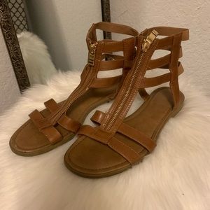 Brown Gladiator Sandals